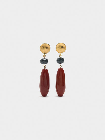 Long Earrings With Stones