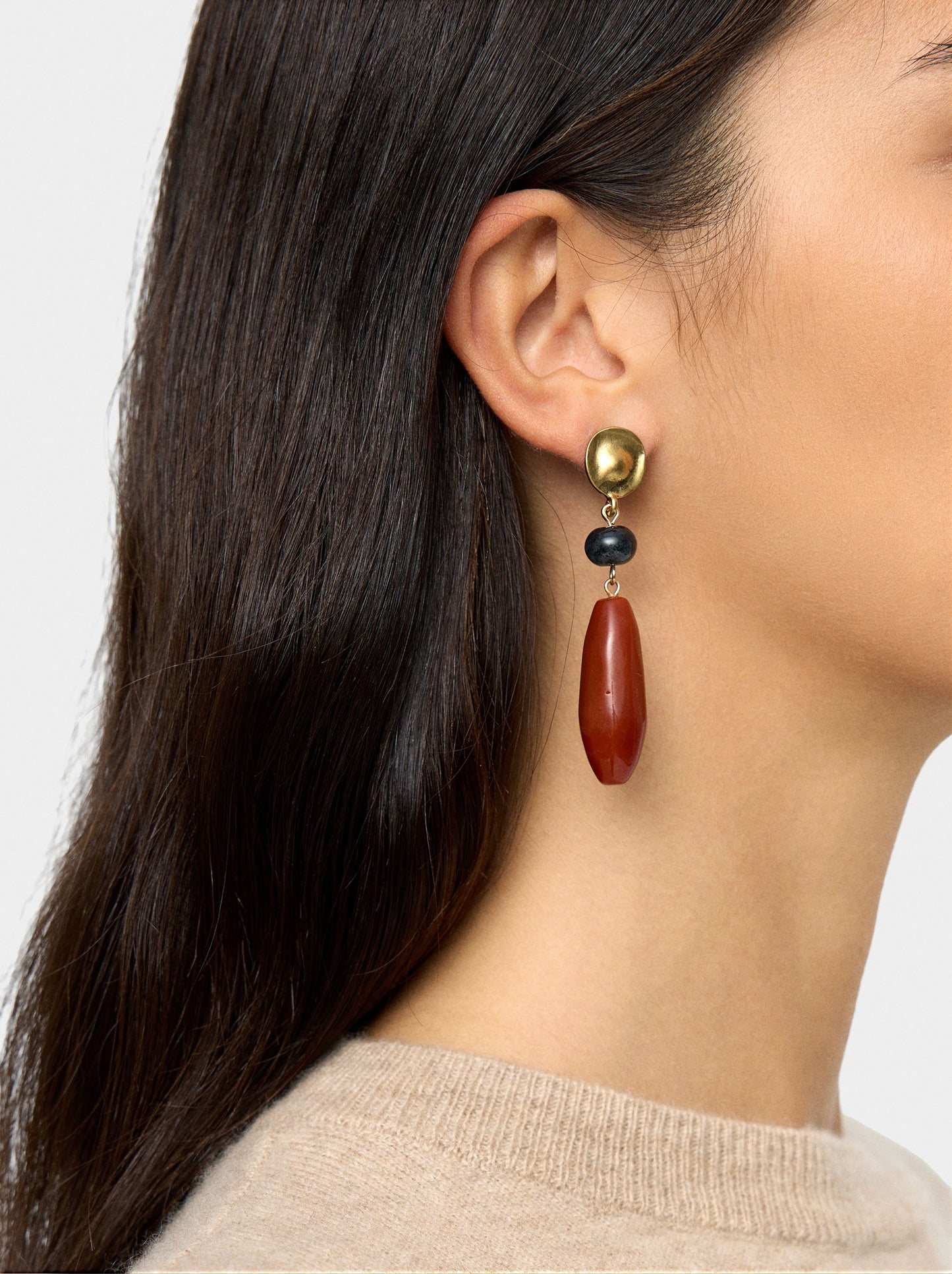 Long Earrings With Stones
