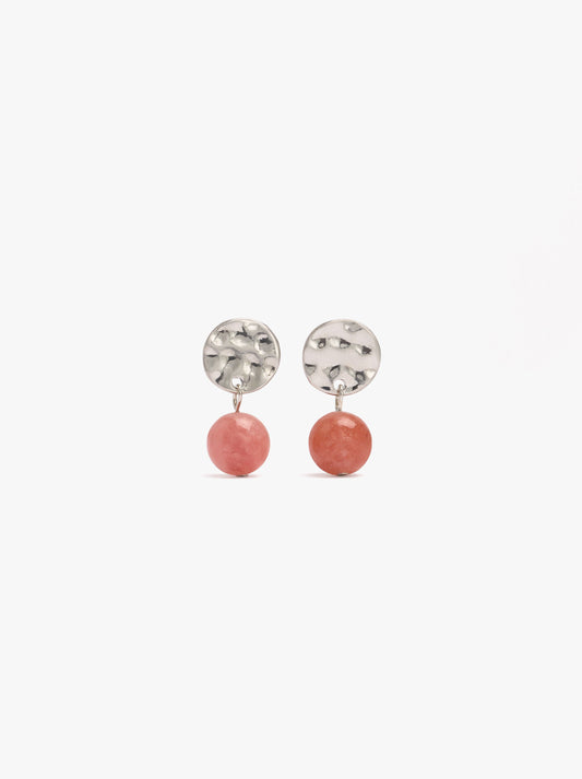 Short Earrings With Bead