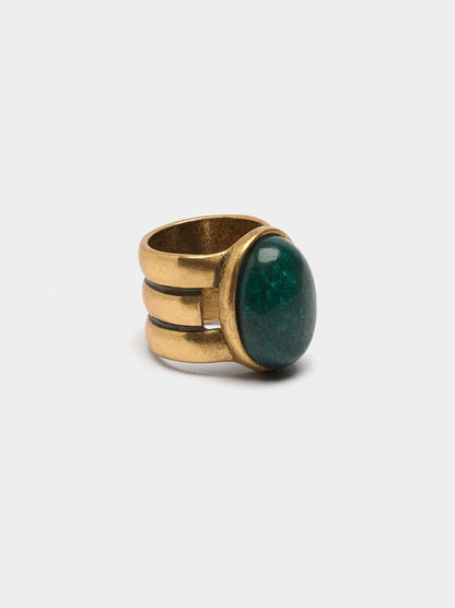 Oval Ring With Stone