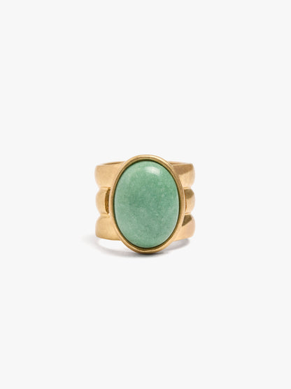 Oval Ring With Stone