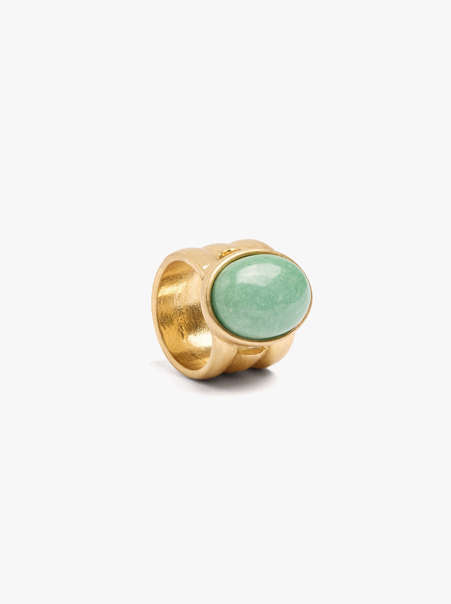 Oval Ring With Stone