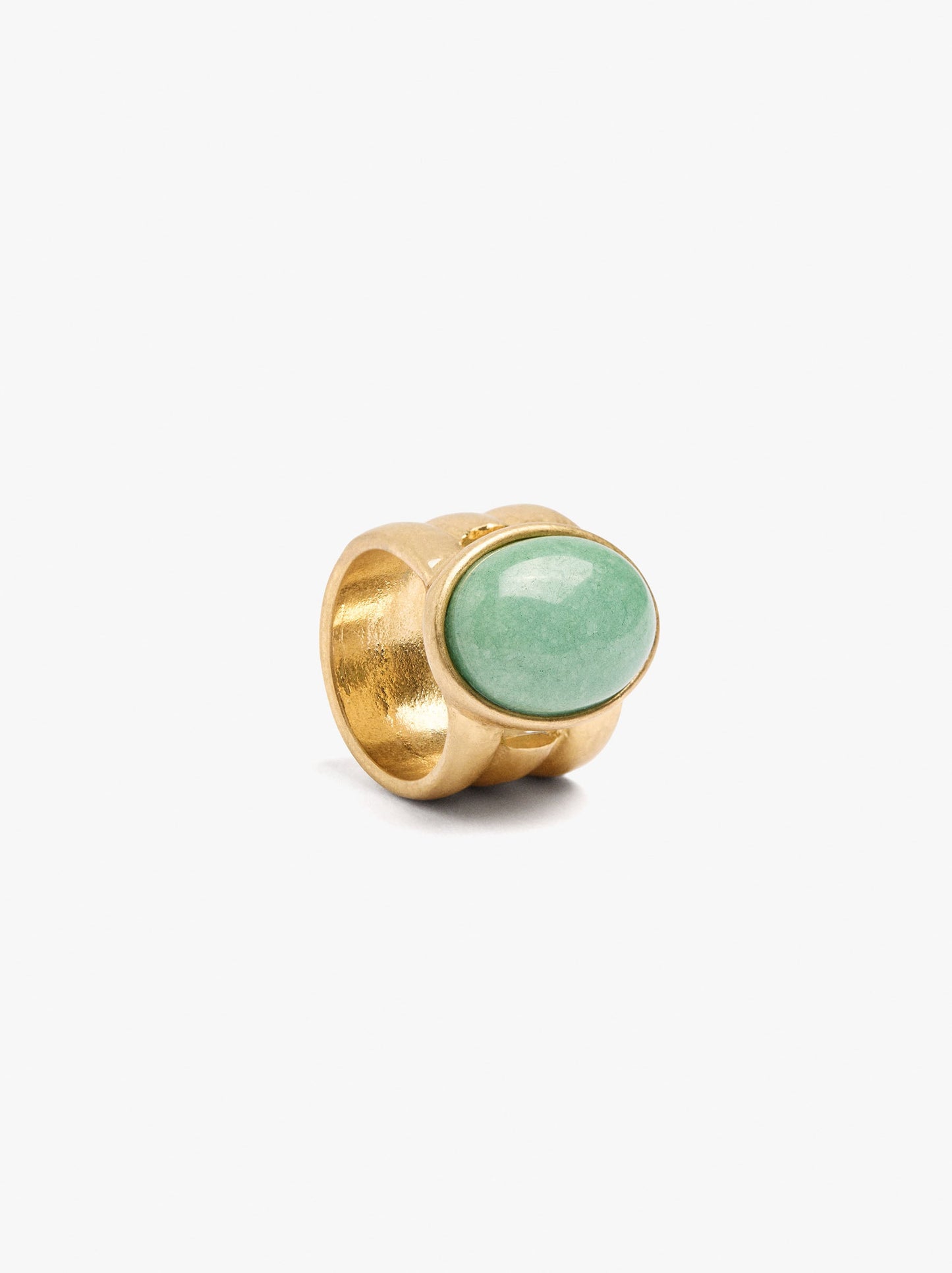 Oval Ring With Stone