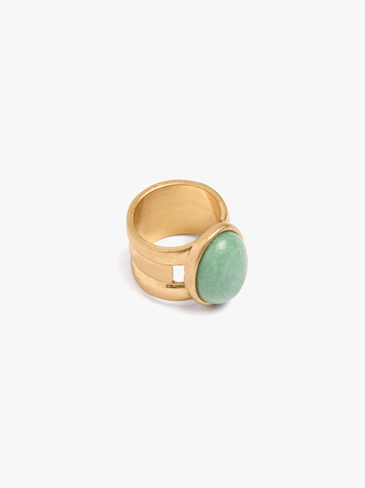 Oval Ring With Stone