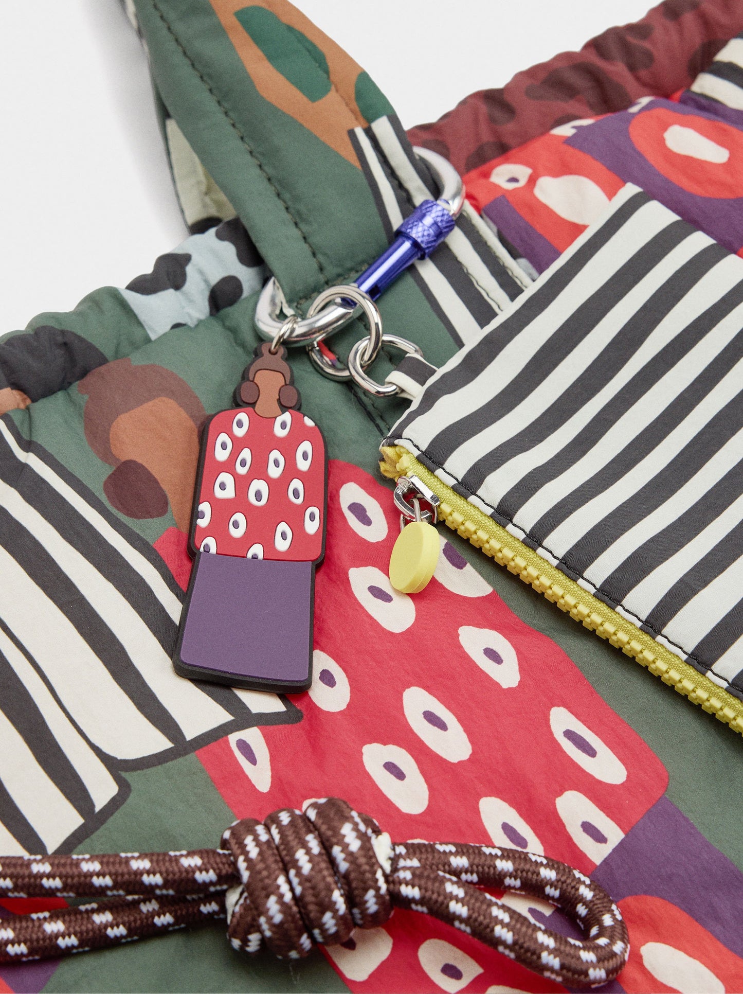 Reversible Printed Nylon Shopper Bag