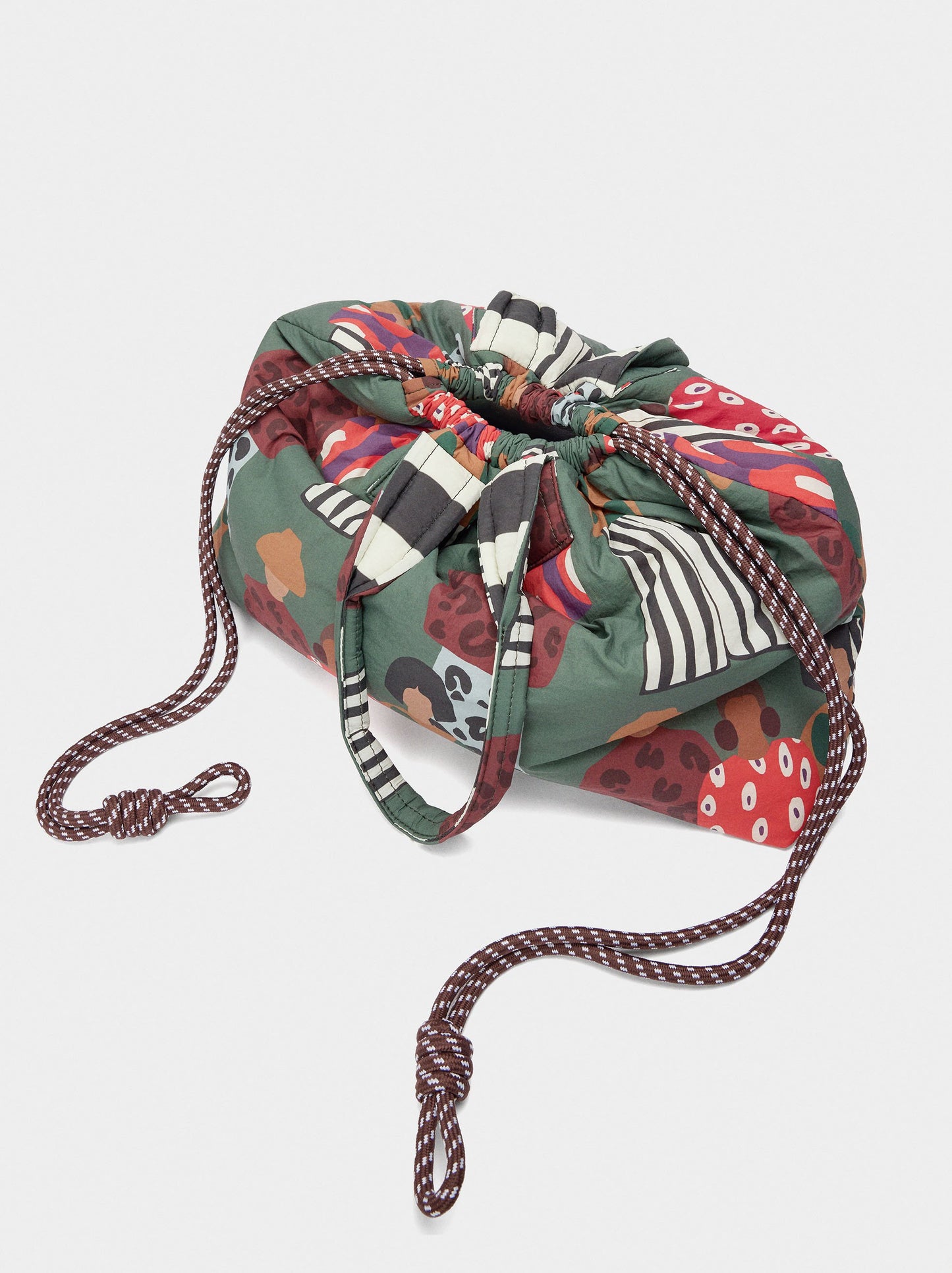Reversible Printed Nylon Shopper Bag