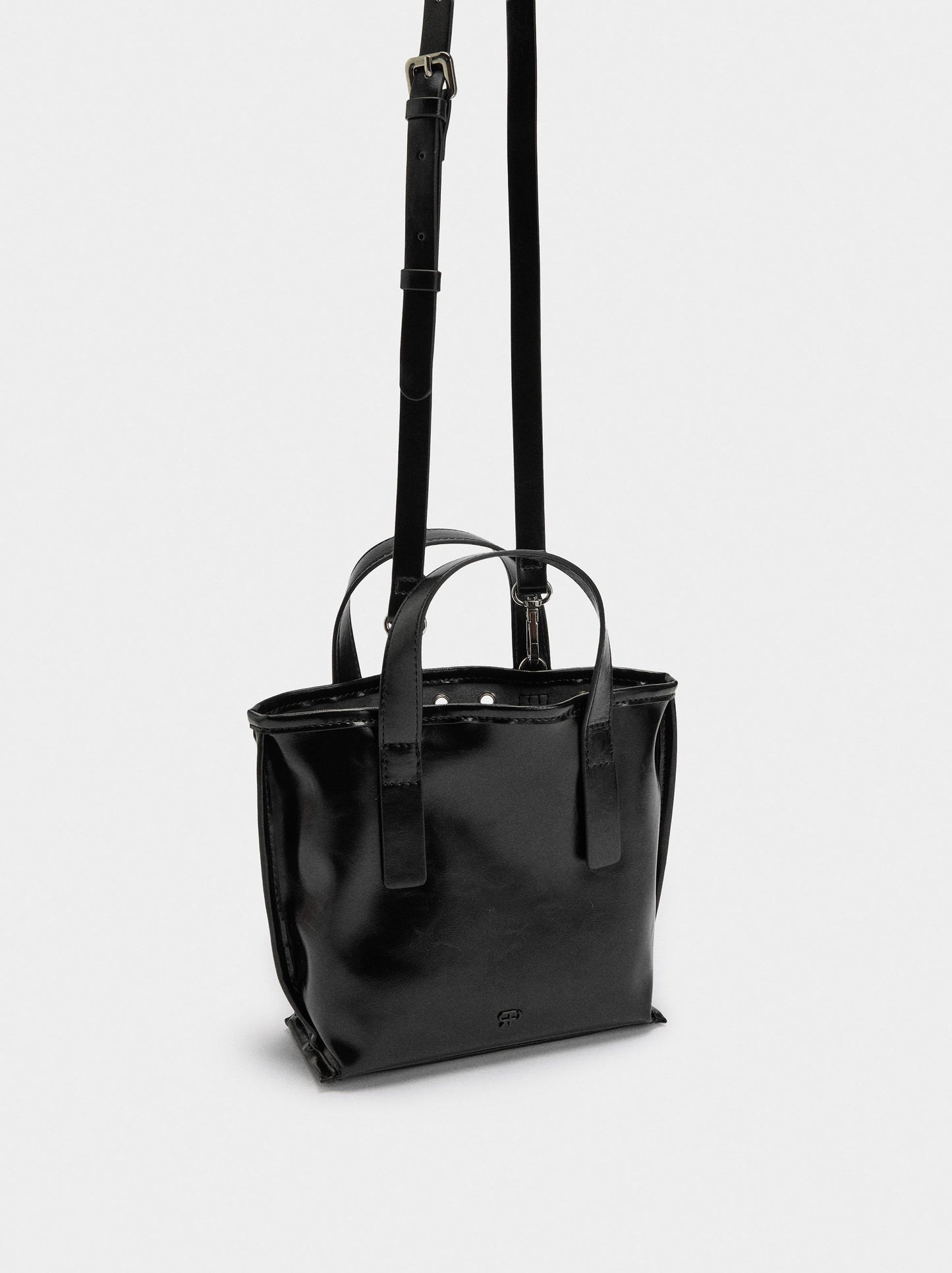 Tote Bag With Studs And Inner Pouch