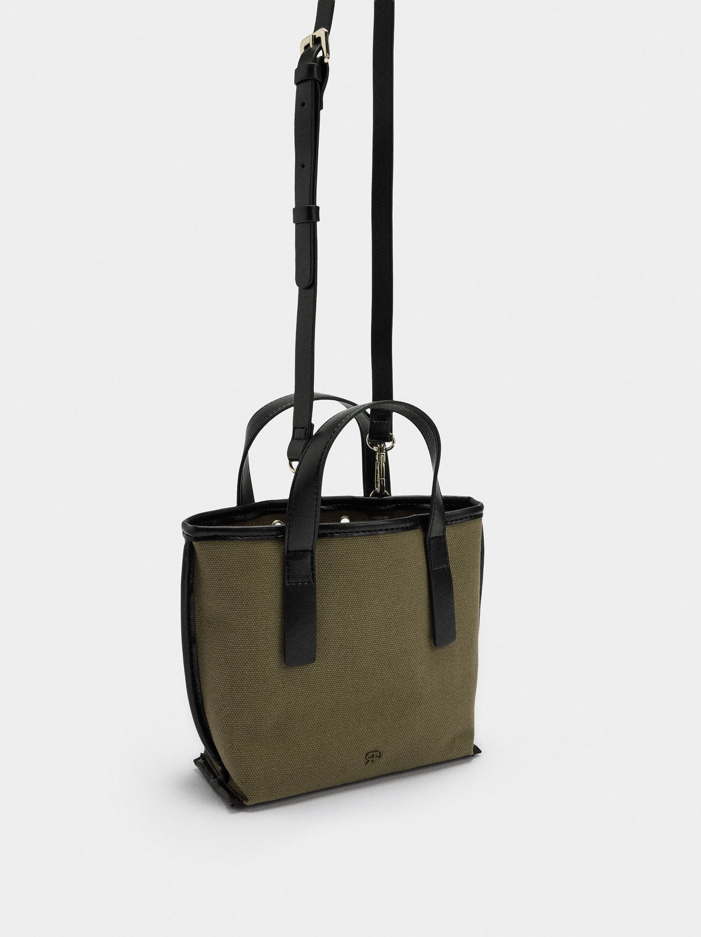 Tote Bag With Studs And Inner Pouch