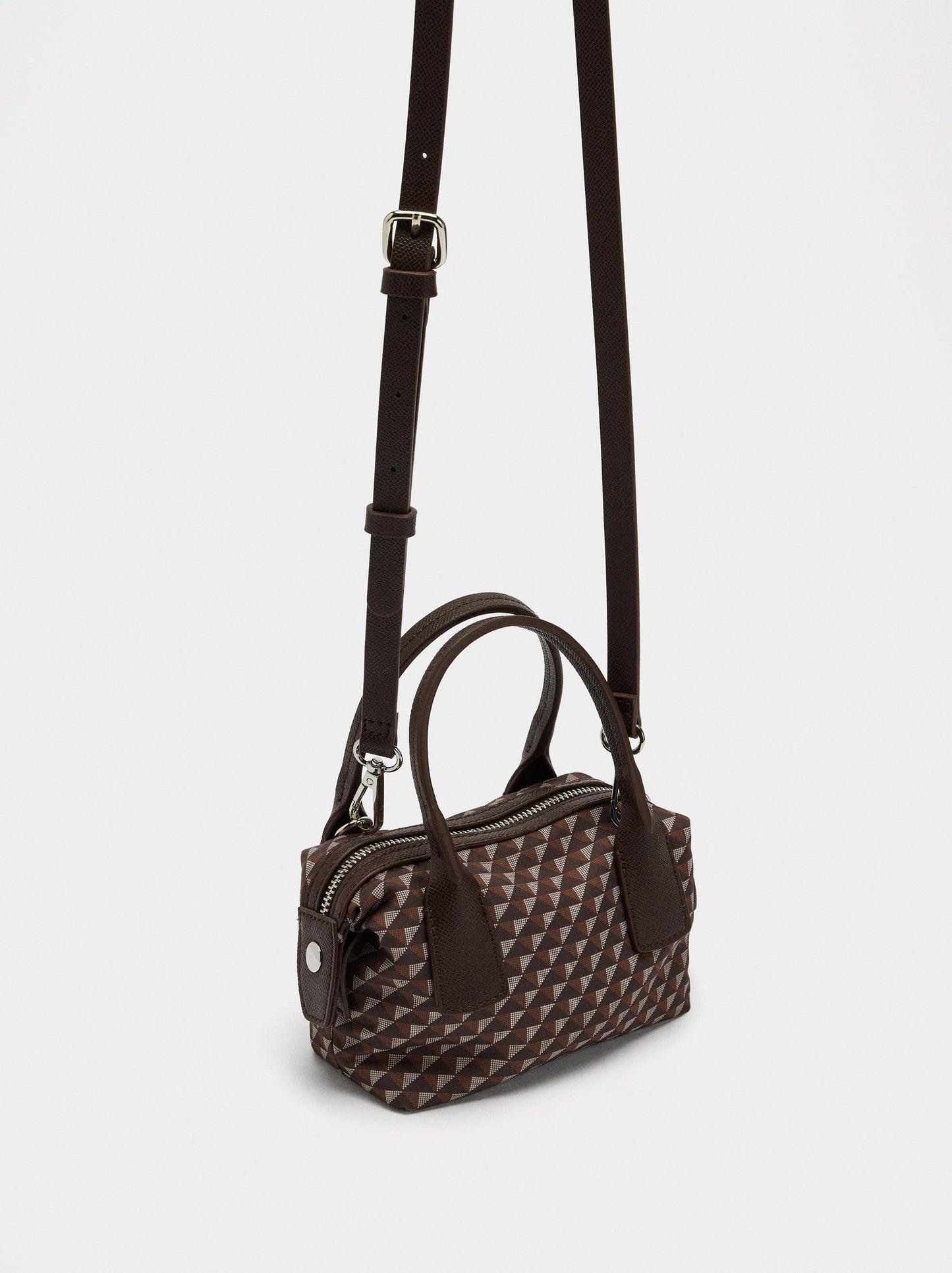 Nylon Printed Crossbody Bag