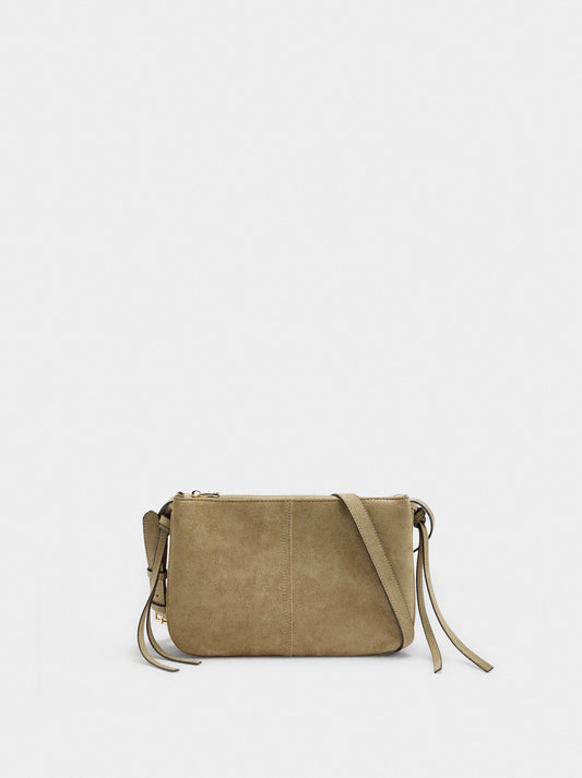 Crossbody Bag Suede Effect