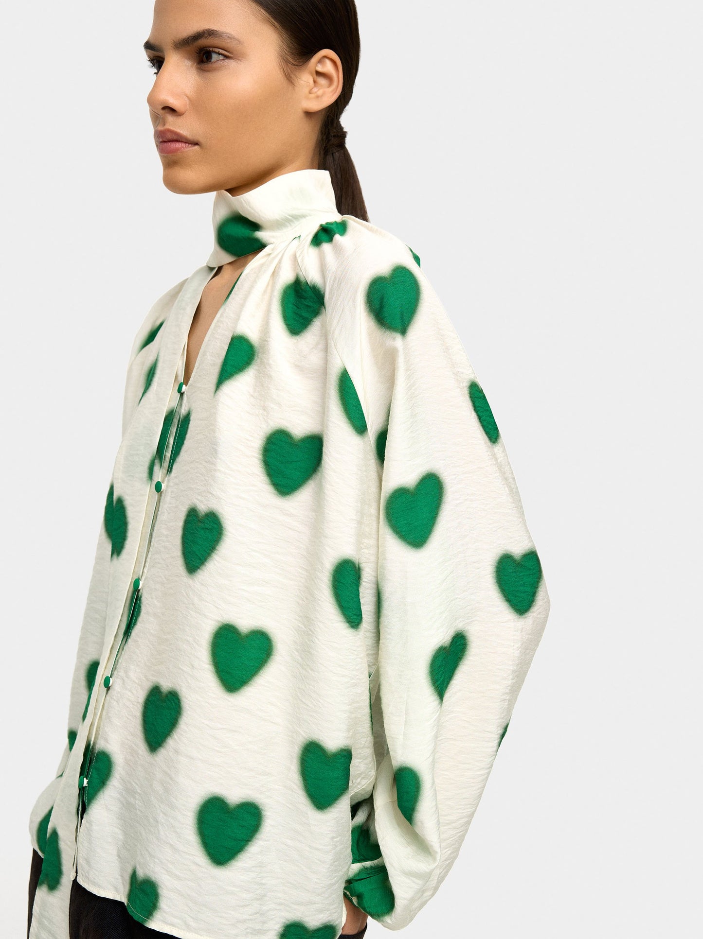 Blouse With Hearts