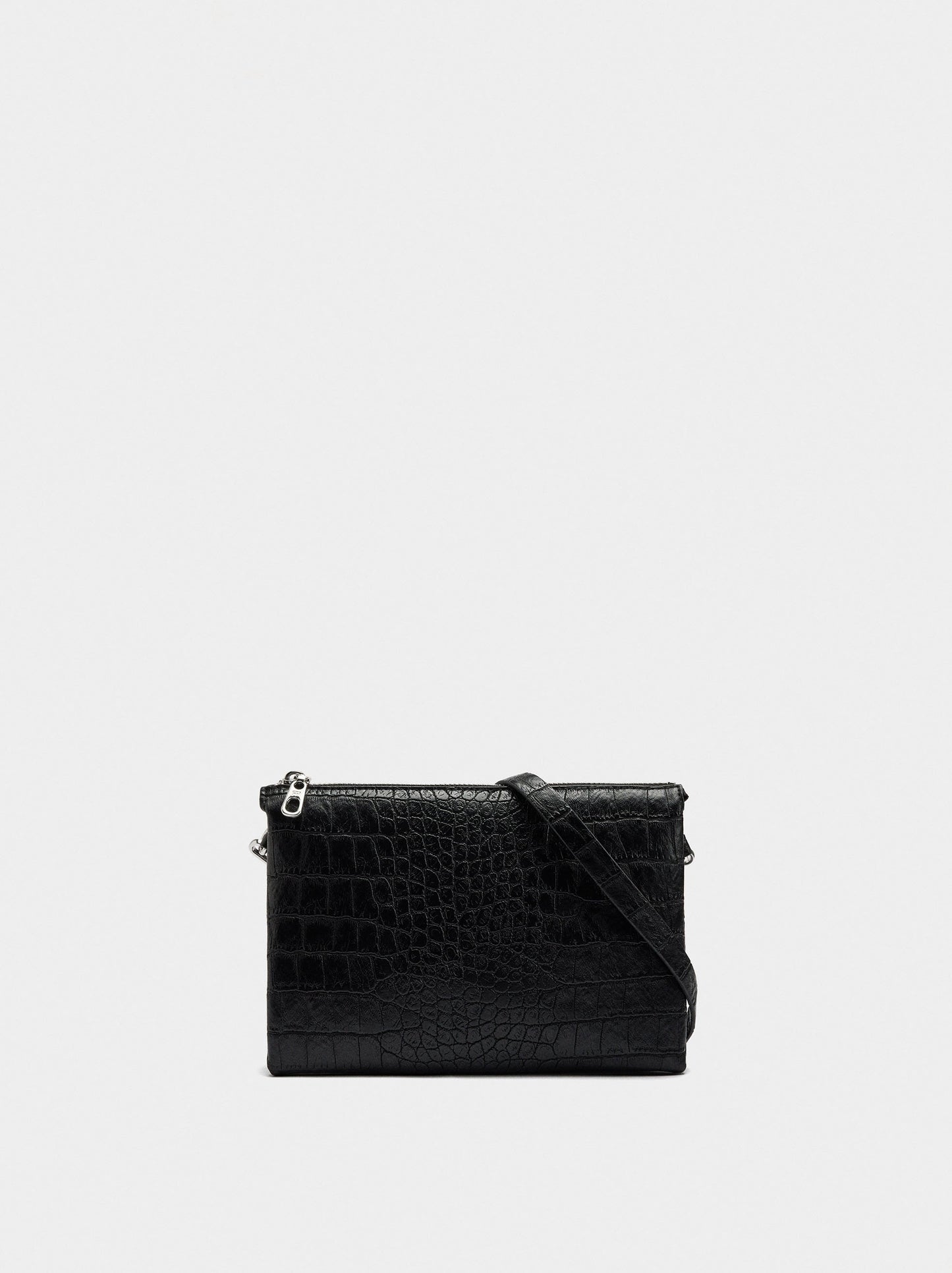 Crossbody Bag With Animal Embossing