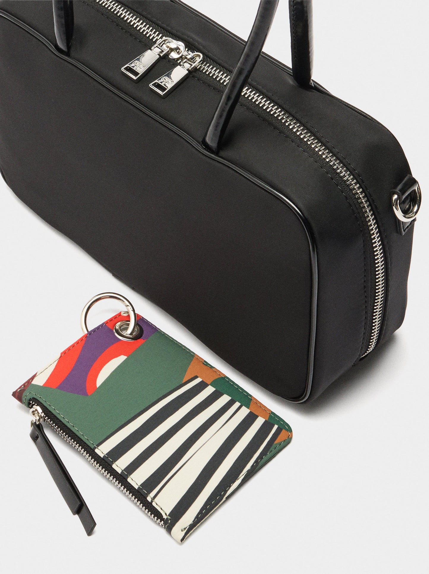 Nylon Bowling Bag With Pendant