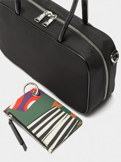 Nylon Bowling Bag With Pendant