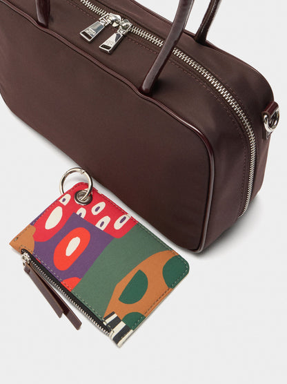 Nylon Bowling Bag With Pendant