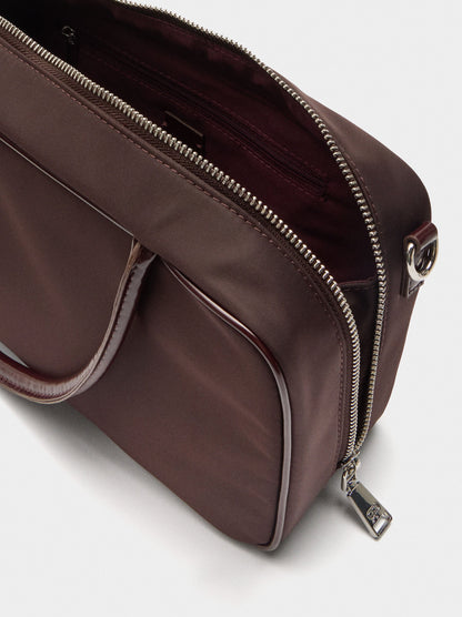 Nylon Bowling Bag With Pendant