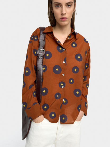 Shirt With Printed Circles