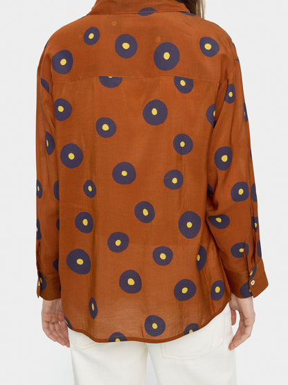 Shirt With Printed Circles