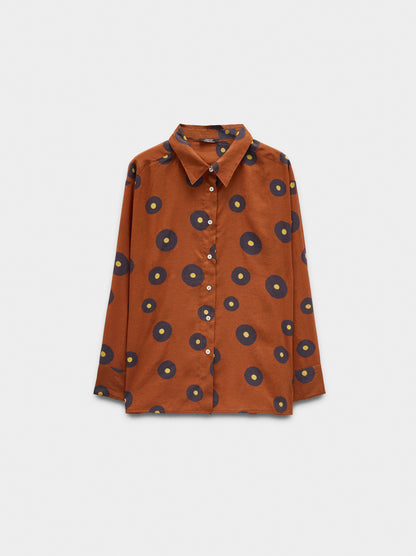 Shirt With Printed Circles