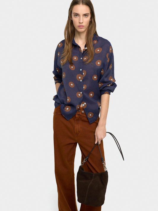 Shirt With Printed Circles