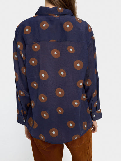 Shirt With Printed Circles