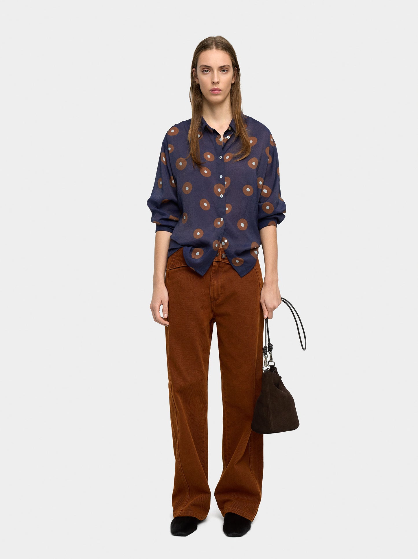 Shirt With Printed Circles