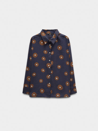 Shirt With Printed Circles