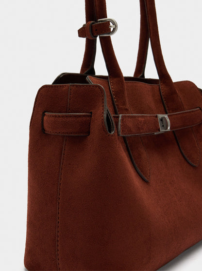Tote Bag With Belt