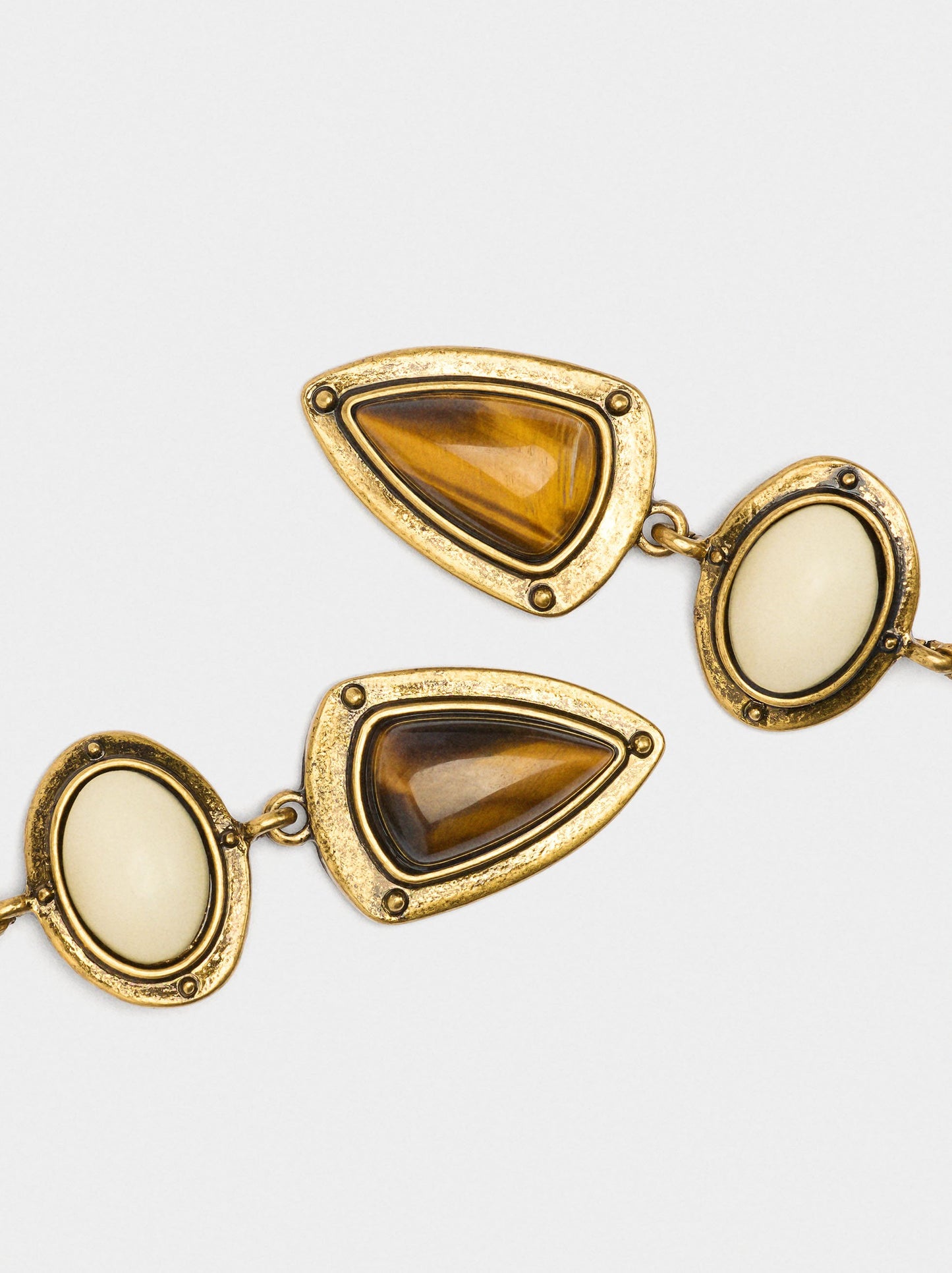 Geometric Earrings With Stones