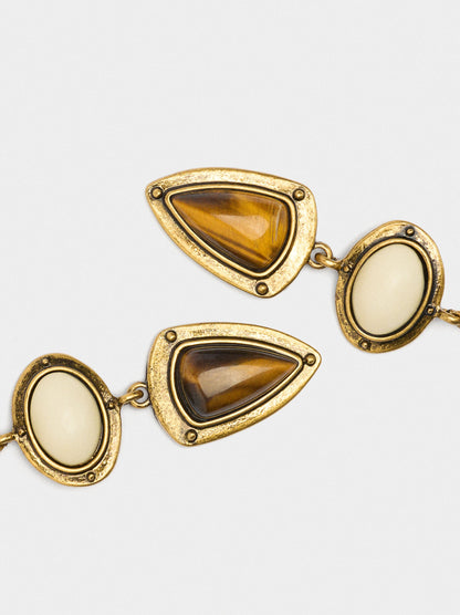 Geometric Earrings With Stones