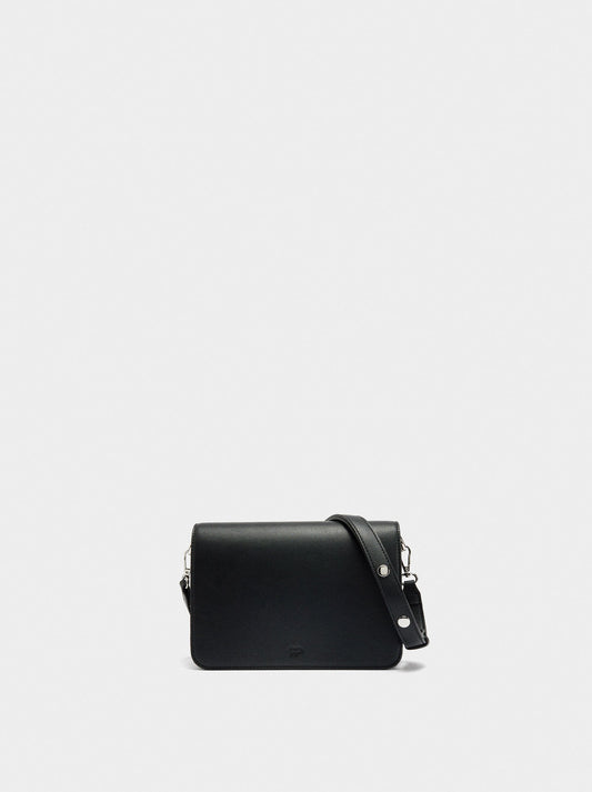 Plain Crossbody Bag With Flap