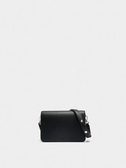 Plain Crossbody Bag With Flap