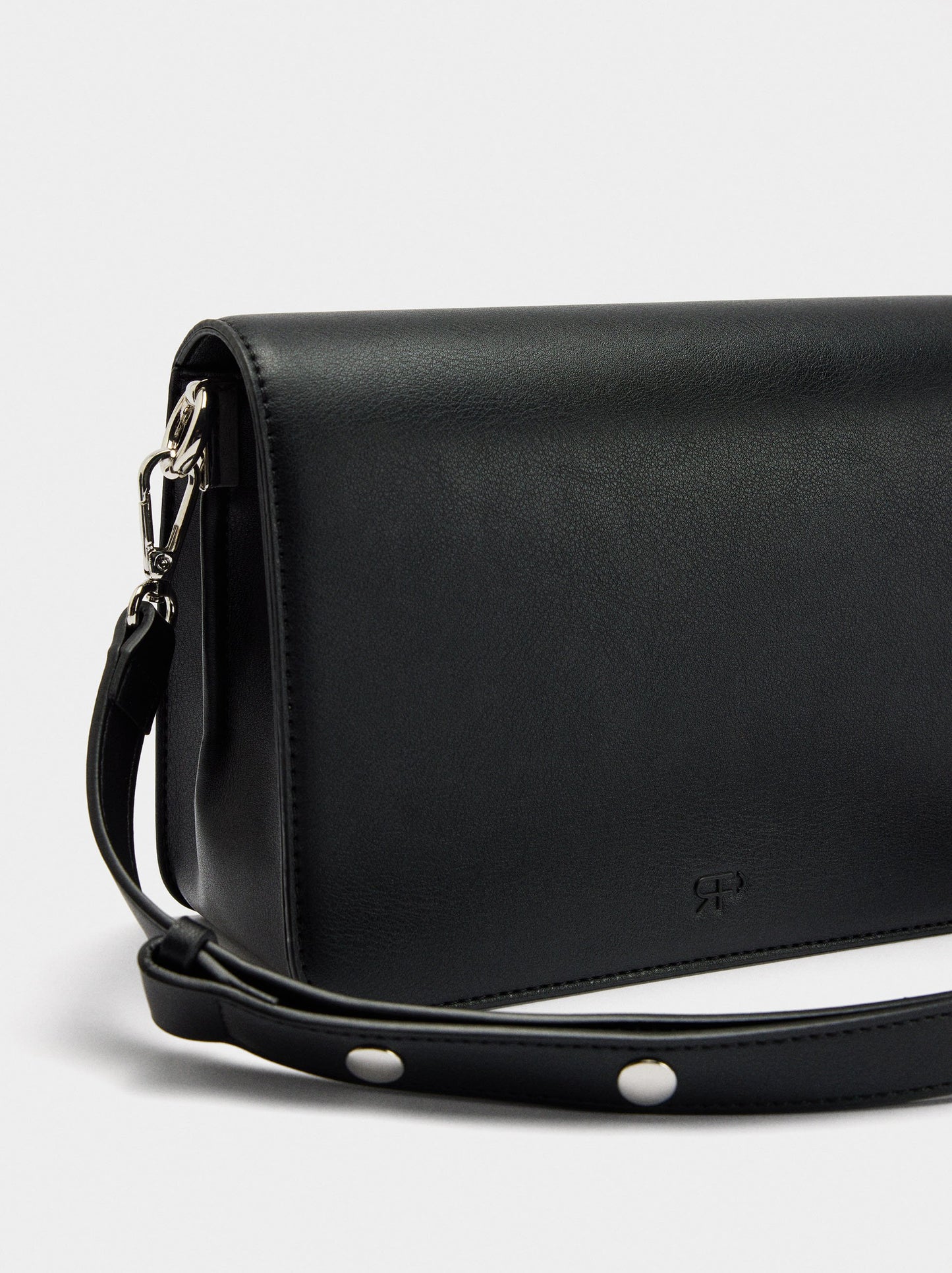 Plain Crossbody Bag With Flap