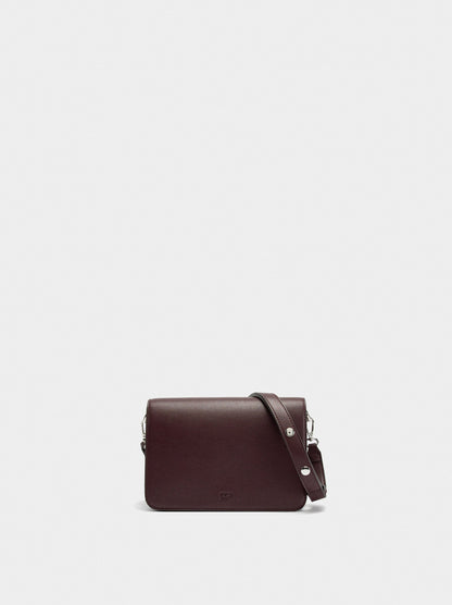 Plain Crossbody Bag With Flap
