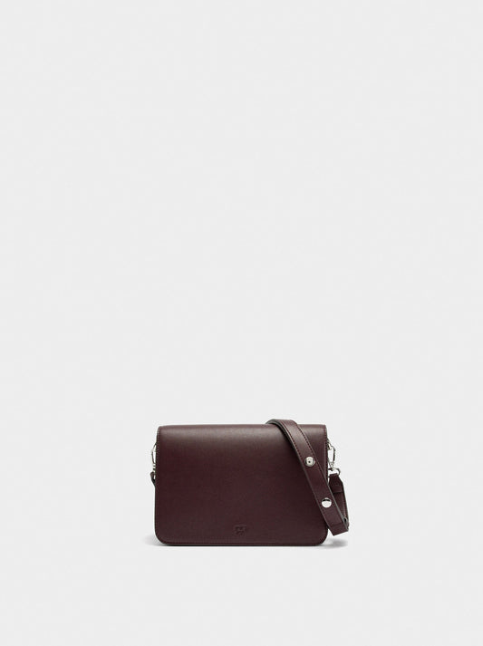 Plain Crossbody Bag With Flap