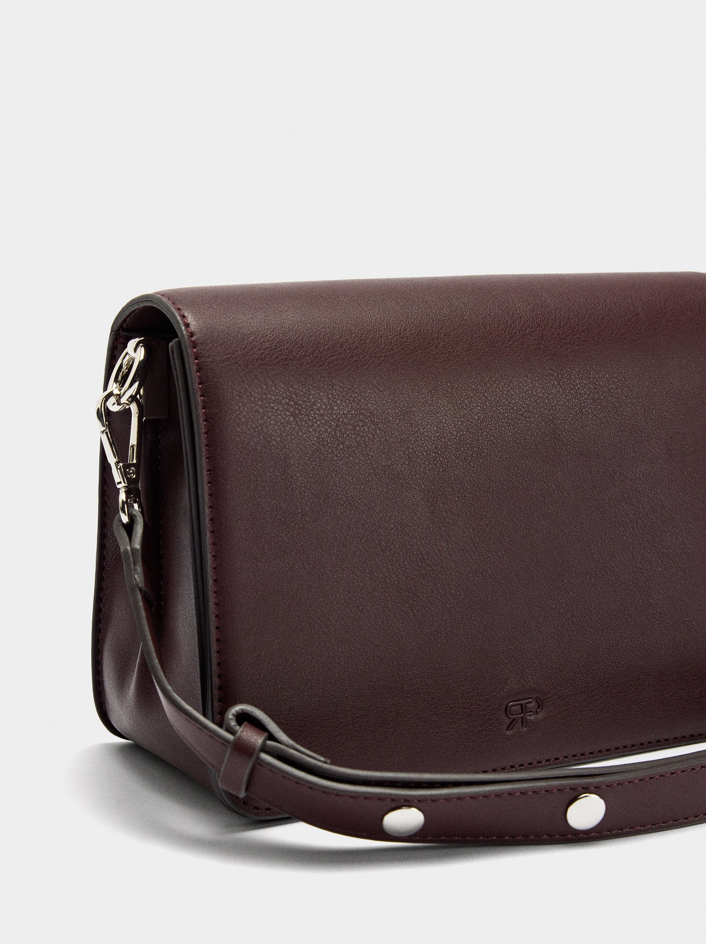 Plain Crossbody Bag With Flap