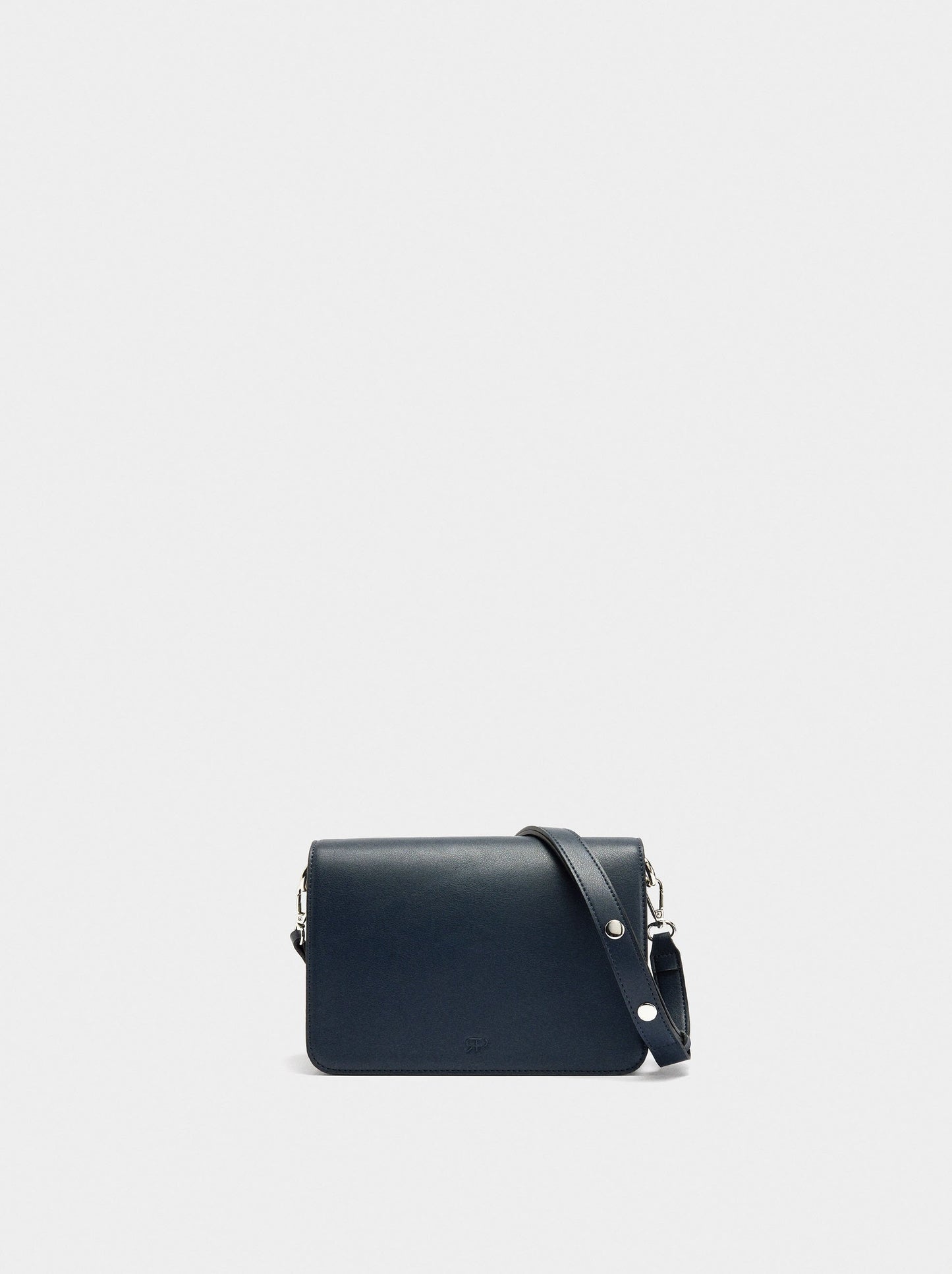 Plain Crossbody Bag With Flap