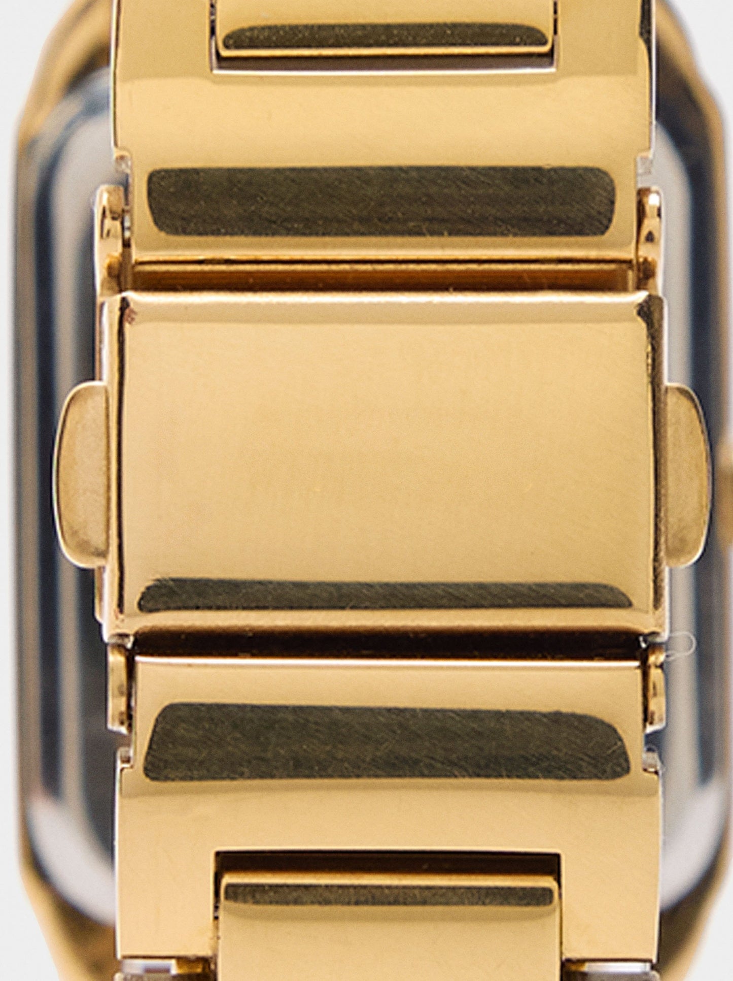 Rectangular Watch With Stainless Steel Bracelet