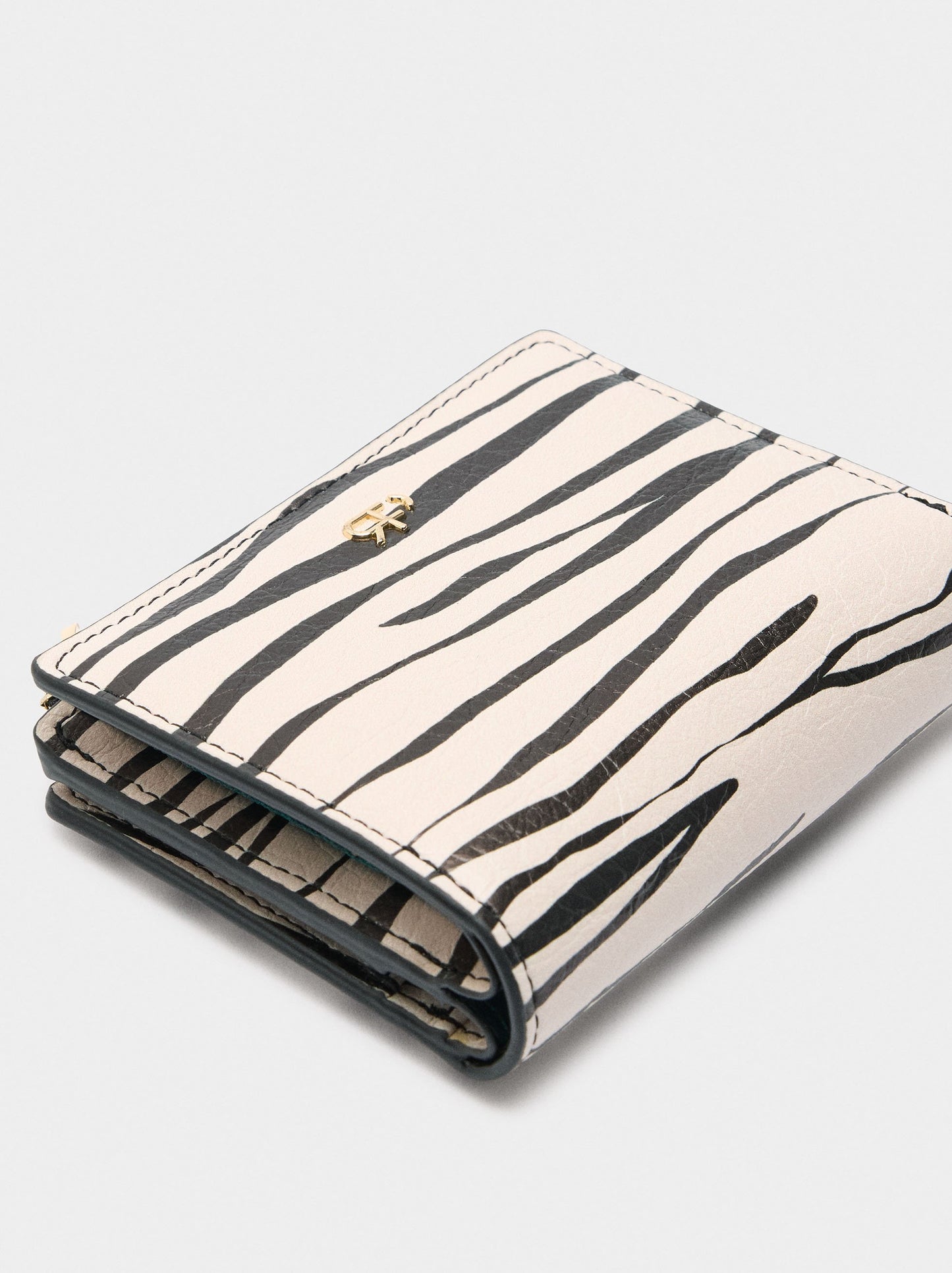 Printed Animal Wallet Xs