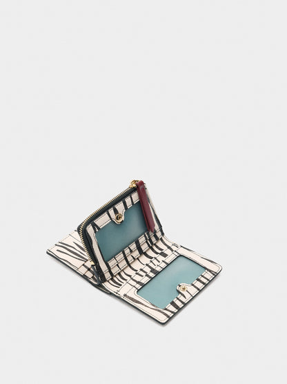 Printed Animal Wallet Xs