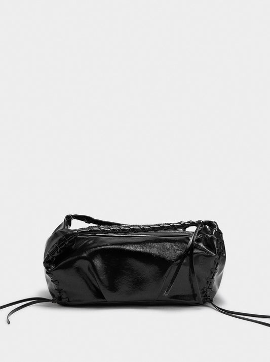 Handbag With Patent Finish