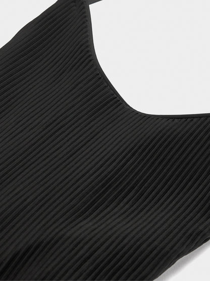 Nylon Shoulder Bag With Inner Pouch