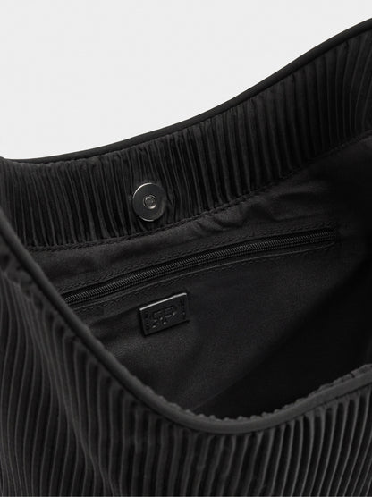 Nylon Shoulder Bag With Inner Pouch