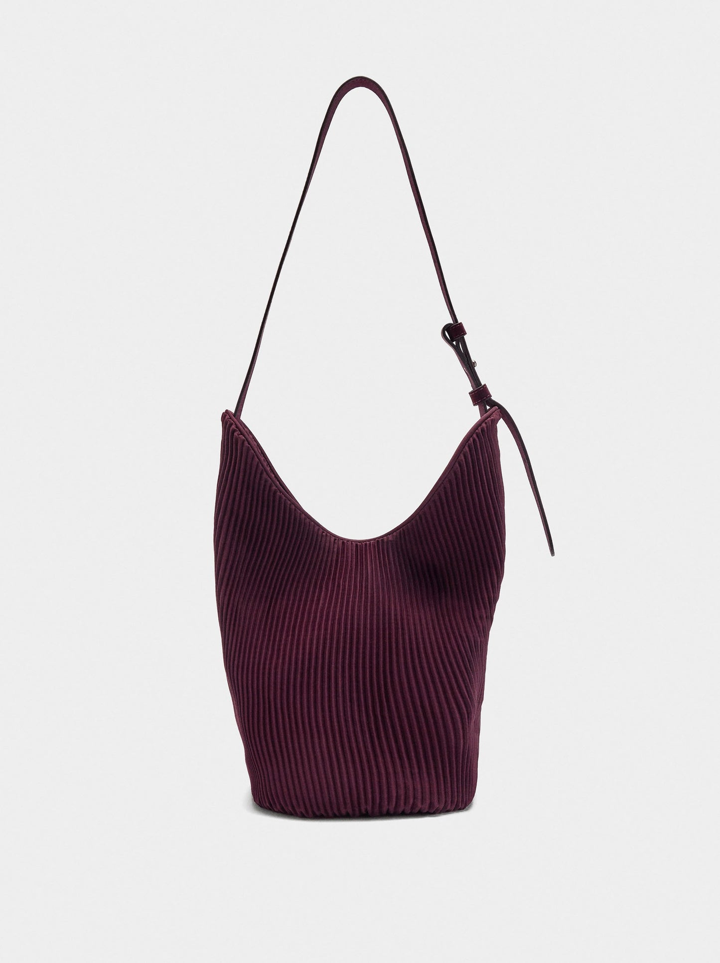 Nylon Shoulder Bag With Inner Pouch