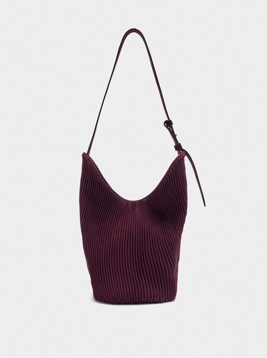 Nylon Shoulder Bag With Inner Pouch