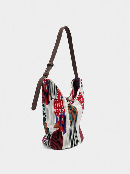 Nylon Shoulder Bag With Inner Pouch