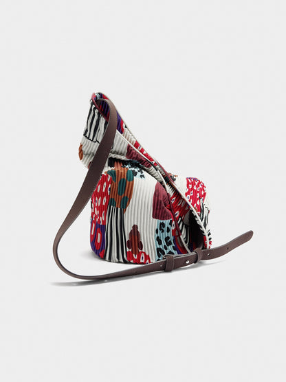 Nylon Shoulder Bag With Inner Pouch