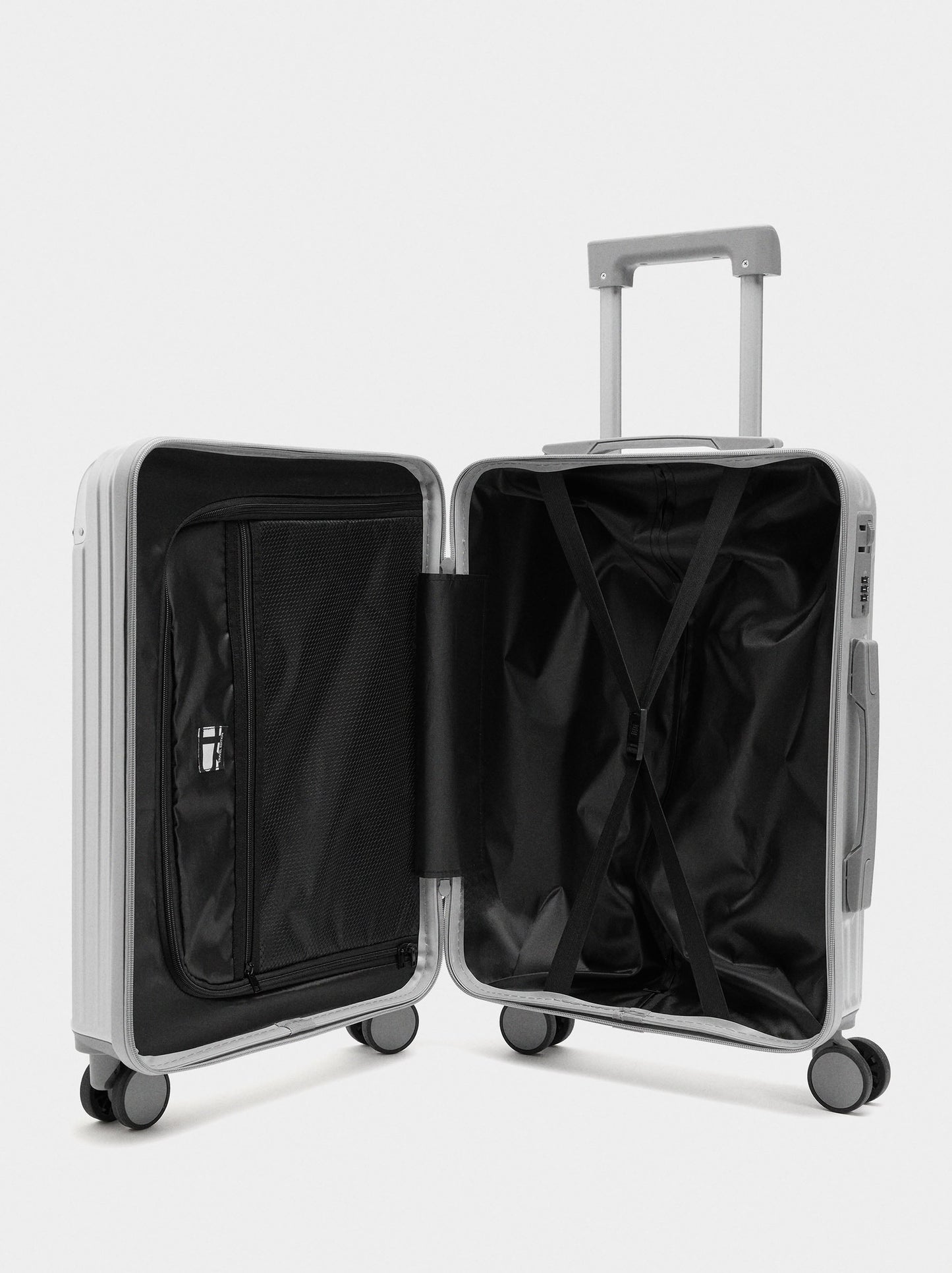 Textured Travel Suitcase M