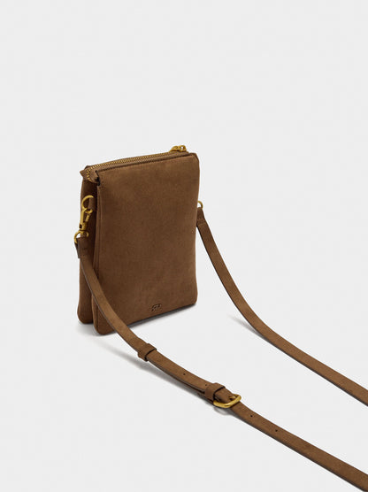 Crossbody Bag With Texture And Studs