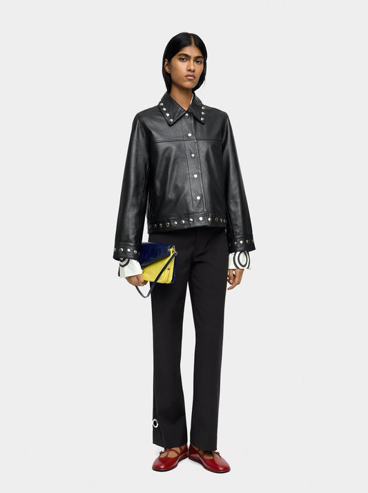 Leather Jacket With Studs